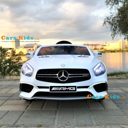 Электромобиль Mercedes-Benz SL65 AMG белый оптом, фото 3