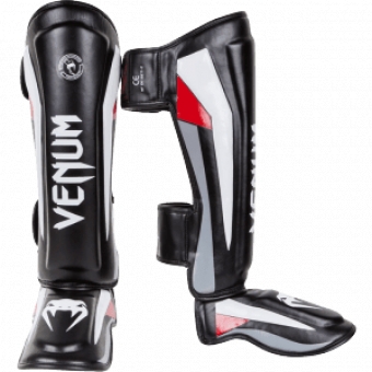 Щитки Venum &quot;Elite&quot; Standup Shinguards - Black/Red/Grey оптом, фото 1