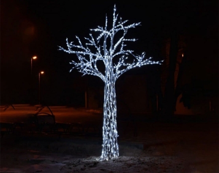 Световая фигура Дерево из алюминия t003 оптом, фото 1