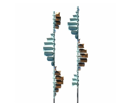 Медная скульптура Волны Стандартный размер оптом, фото 1