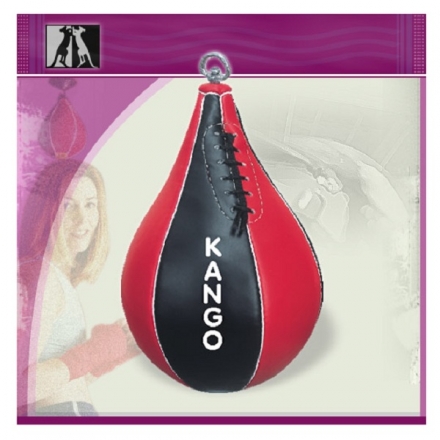 Груша боксерская, пневматическая Kango размер 8 дюймов, красно-черная оптом, фото 1