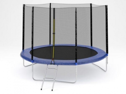 Батут с защитной сеткой (лестница в комплекте) Diamond Fitness External 10ft (305 см) оптом, фото 1
