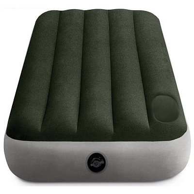 64760 Матрас надувной флок. DURA-BEAM DOWNY AIRBED, 76х191х25см, встроенный ножной насос оптом, фото 1