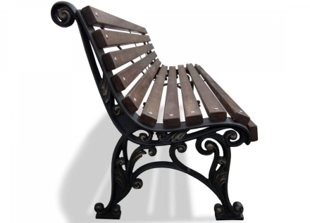 Скамейка уличная Удача, Сосна 1,2 м оптом, фото 7