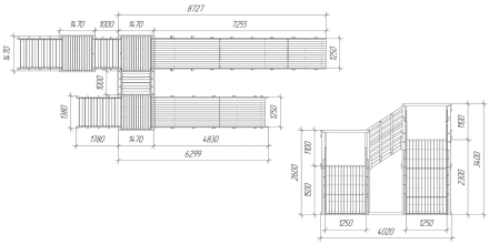Зимняя горка Савушка Зима Wood 7/5 (без окрашивания) оптом, фото 7