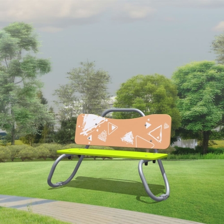 Детская скамейка Romana 057.58.00 для игровой площадки оптом, фото 6