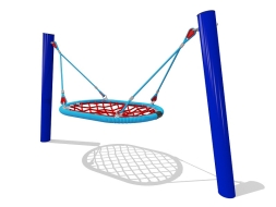 Качели Гнездо 04031 с подвесом металлические для детской площадки, фото 1