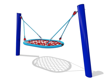 Качели Гнездо 04031 с подвесом металлические для детской площадки оптом, фото 1