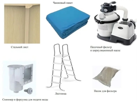 Бассейн PoolMagic Wood 3,0х1,3 м Basic оптом, фото 2