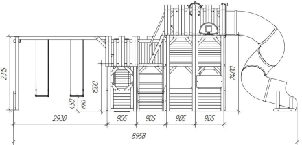 Детский игровой комплекс Савушка PlayHouse-6 оптом, фото 17
