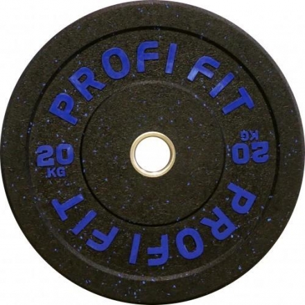 Диск для штанги HI-TEMP с цветными вкраплениями, PROFI-FIT D-51, 20 кг оптом, фото 1