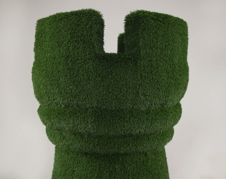 Топиари шахматы Ладья, h=210 см - газон Eco оптом, фото 2