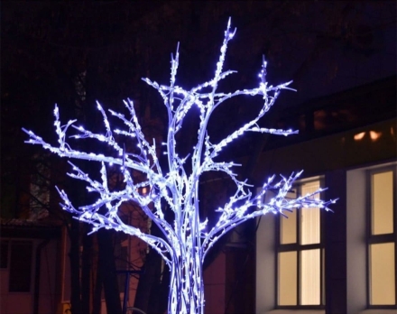 Световая фигура Дерево из алюминия t005 оптом, фото 5