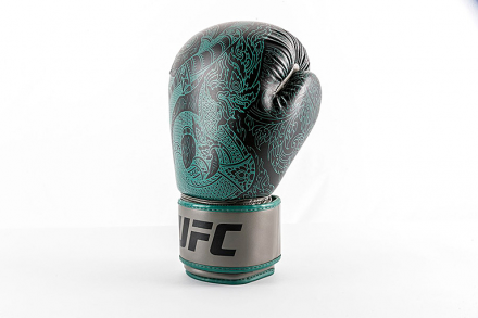 (Перчатки для бокса UFC PRO Thai Naga 14 Oz - зеленые) оптом, фото 2