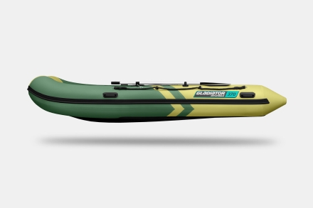 GLADIATOR B 370 LIGHT B Зелено-оливковый моторная лодка ПВХ Фанерный пайол оптом, фото 6