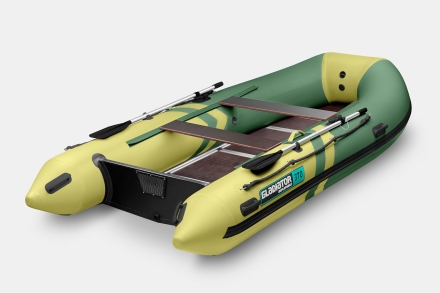 GLADIATOR B 370 LIGHT B Зелено-оливковый моторная лодка ПВХ Фанерный пайол оптом, фото 2