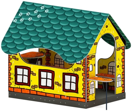 Домик мини тип 4 (Город) - МФ 10.01.13-02 оптом, фото 3