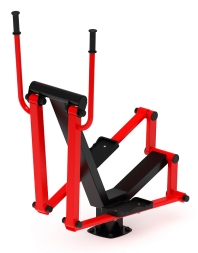 Эллиптический (красный) - Уличный тренажер - СТ 010-11.И2, фото 1 Эллиптический (красный) - Уличный тренажер - СТ 010-11.И2, фото 1