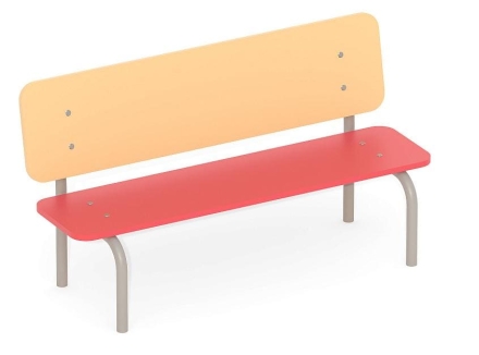 Скамейка детская Romana 302.09.00 для игровой площадки оптом, фото 2