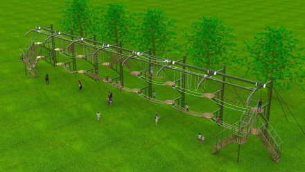 Веревочный парк на деревьях Базальтовые призмы оптом, фото 1