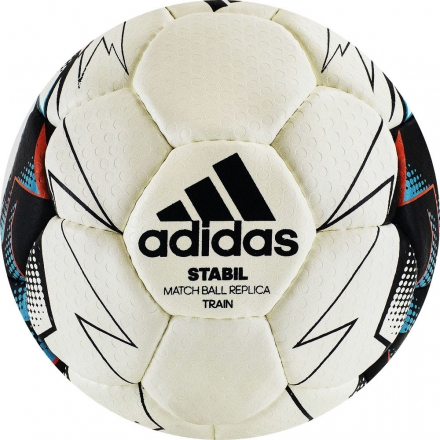 Мяч ганд. &quot;ADIDAS Stabil Train&quot; арт.CD8590, р.3, ПУ, руч. сш, лат. кам., бело-черный оптом, фото 2