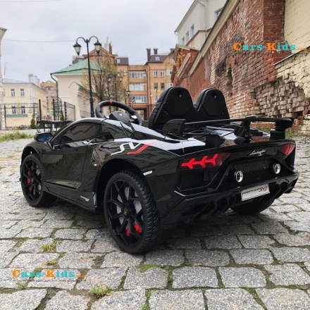 Электромобиль Lamborghini Aventador SVJ — HL328 черный оптом, фото 11