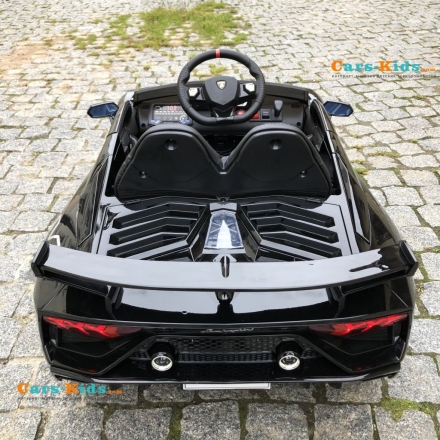 Электромобиль Lamborghini Aventador SVJ — HL328 черный оптом, фото 7