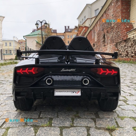 Электромобиль Lamborghini Aventador SVJ — HL328 черный оптом, фото 2