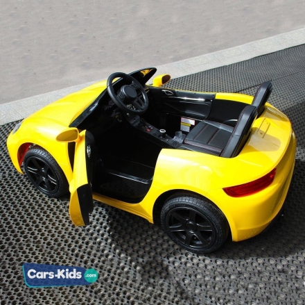 Электромобиль Porsche Cayman YSA021 180W желтый оптом, фото 3
