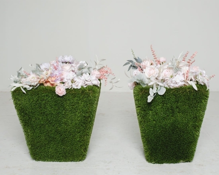 Топиари композиция вазоны Кантри, Набор №4 - газон Deluxe оптом, фото 1