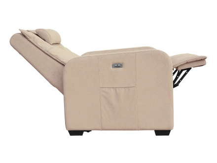 Кресло-реклайнер электрический с подъемом и массажем FUJIMO LIFT CHAIR Ваниль оптом, фото 4