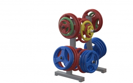 Стойка для дисков PROFI-FIT RUS 1231, нагрузка до 600 кг оптом, фото 2