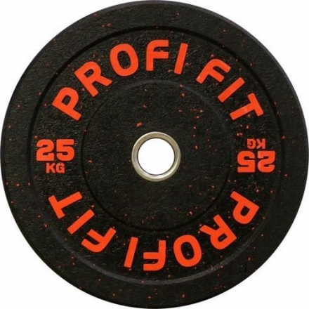 Диск для штанги HI-TEMP с цветными вкраплениями, PROFI-FIT D-51, 25 кг оптом, фото 1