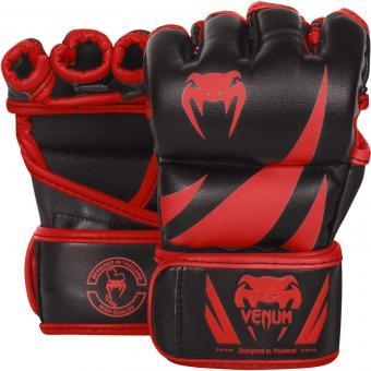 Перчатки ММА Venum Challenger Neo Black/Red оптом, фото 1