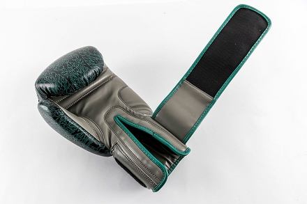 (Перчатки для бокса UFC PRO Thai Naga 16 Oz - зеленые) оптом, фото 15
