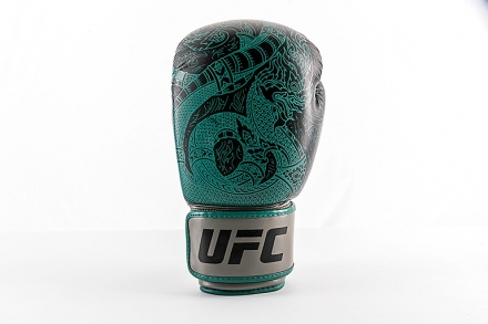(Перчатки для бокса UFC PRO Thai Naga 16 Oz - зеленые) оптом, фото 14