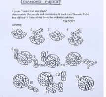 Головоломка "Цилиндр", 12 частей