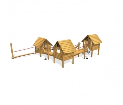 Детская площадка для игр с песком "Деревня", фото 2