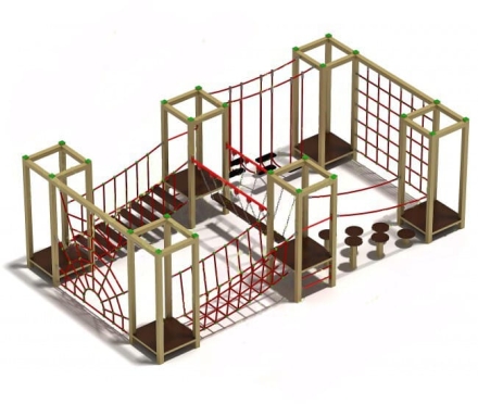 Веревочный парк ВП-03 оптом, фото 1
