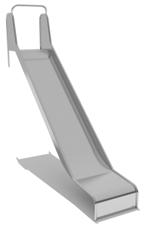 Горка из нержавеющей стали ГГН-500.2500.008 для детской площадки оптом, фото 1