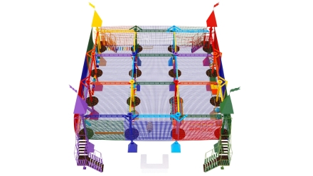 Веревочный парк на деревьях Сочный оптом, фото 2