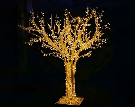 Световая фигура Дерево алюминий t002 оптом, фото 1