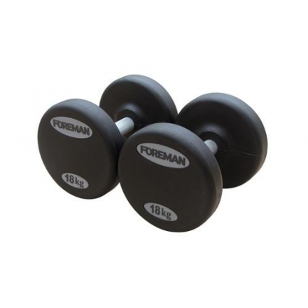Гантели фиксированные обрезиненные FOREMAN FM/ARD-20KG, пара оптом, фото 1