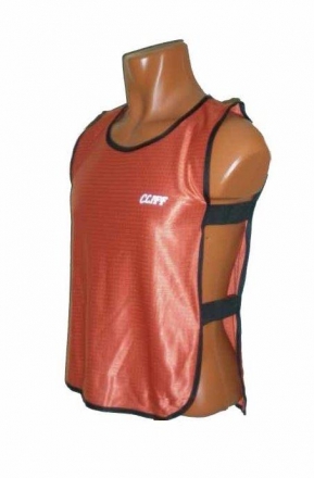 Манишка футбольная CLIFF красная р.2XL (40-42) оптом, фото 1