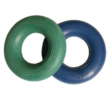 Эспандер кольцо нагрузка 25кг d-77мм ребристый Цветной оптом, фото 1