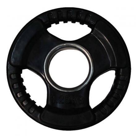 Диск обрезиненный ZSO черный 3 HANDLE  D-51,  1,25 кг оптом, фото 1