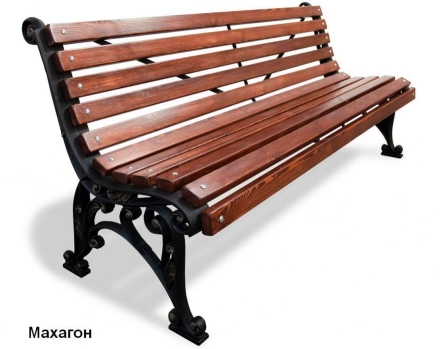 Скамейка уличная Удача, Сосна 1,8 м оптом, фото 2