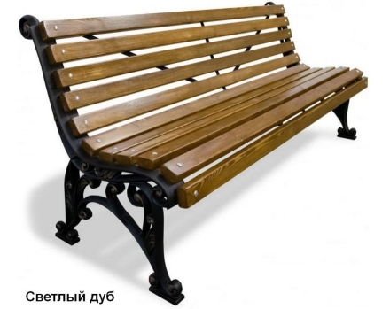 Скамейка уличная Удача, Сосна 1,8 м оптом, фото 4