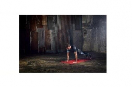 Тренировочный коврик (мат) для фитнеса нескользящий Reebok (красный) RAMT-12235RD  оптом, фото 3