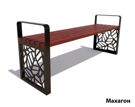 Парковая скамейка Севастополь, Лиственница (без спинки) 1,8 м оптом, фото 1